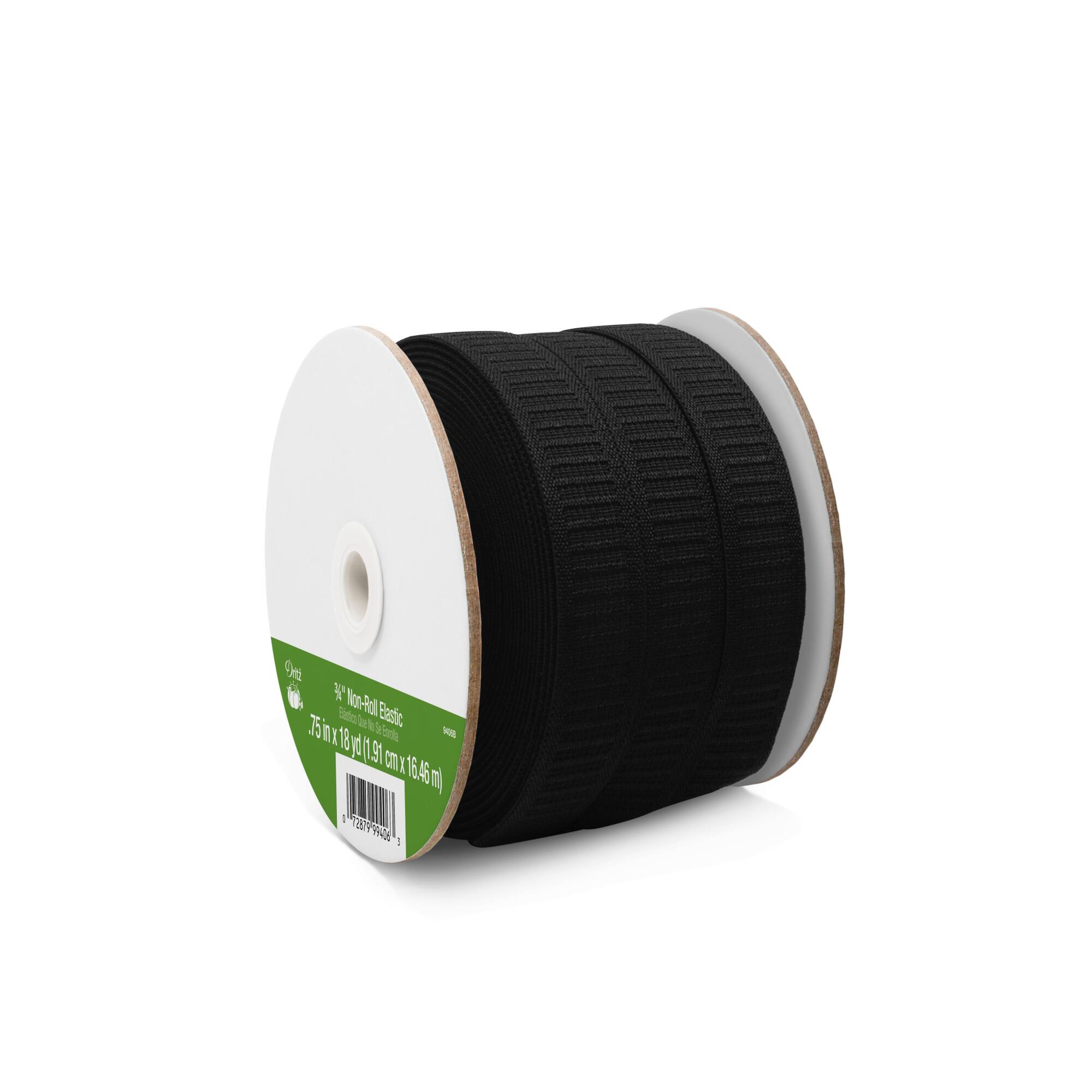 Dritz® 3/4" Black Non-Roll Elastic